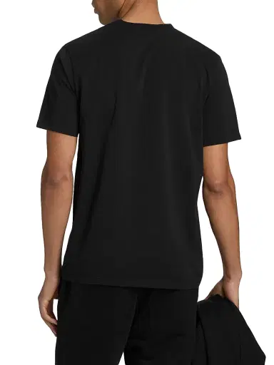 Saks Fifth Avenue Men's Foundation Cotton T-Shirt - Black - Size XXL | Thumbnail 5 Saks Fifth Avenue Men's Foundation Cotton T-Shirt - Black - Size XXL | Thumbnail 5