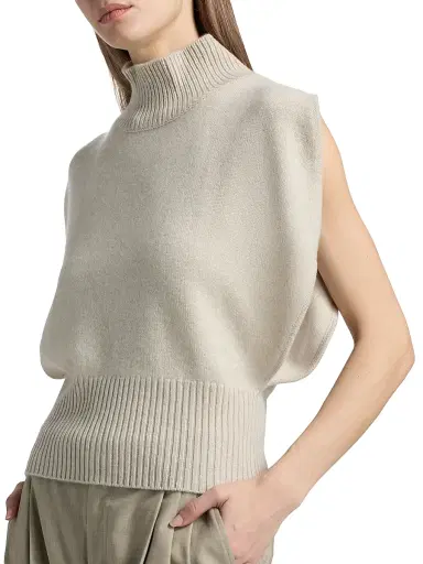 Lisa Yang Women's Zaya Cashmere Sleeveless Dolman Sweater | Thumbnail 6 Lisa Yang Women's Zaya Cashmere Sleeveless Dolman Sweater | Thumbnail 6