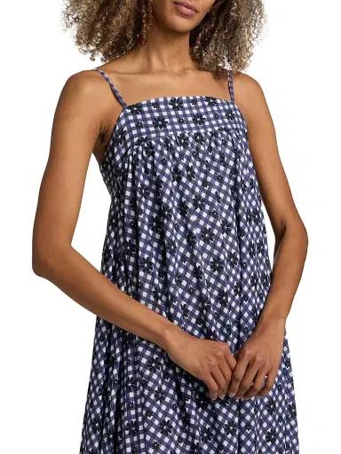 EYWASOULS MALIBU Women's Stacey Printed Cotton A-Line Maxi Dress | Thumbnail 6 EYWASOULS MALIBU Women's Stacey Printed Cotton A-Line Maxi Dress | Thumbnail 6