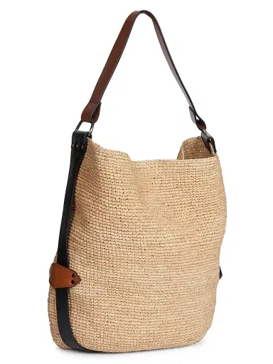 Isabel Marant Women's Bayia Raffia Bucket Bag - Natural | Thumbnail 4 Isabel Marant Women's Bayia Raffia Bucket Bag - Natural | Thumbnail 4