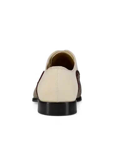 Christian Louboutin Men's Greggory Leather Oxford Shoes - White Brown | Thumbnail 3 Christian Louboutin Men's Greggory Leather Oxford Shoes - White Brown | Thumbnail 3