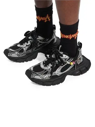 Balenciaga Men's 3XL Sneakers with Charms - Black Silver - Size 12 | Thumbnail 5 Balenciaga Men's 3XL Sneakers with Charms - Black Silver - Size 12 | Thumbnail 5