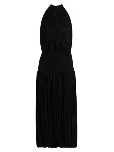 TOTEME Women's Soft Gathered Midi-Dress | Thumbnail 1 TOTEME Women's Soft Gathered Midi-Dress | Thumbnail 1