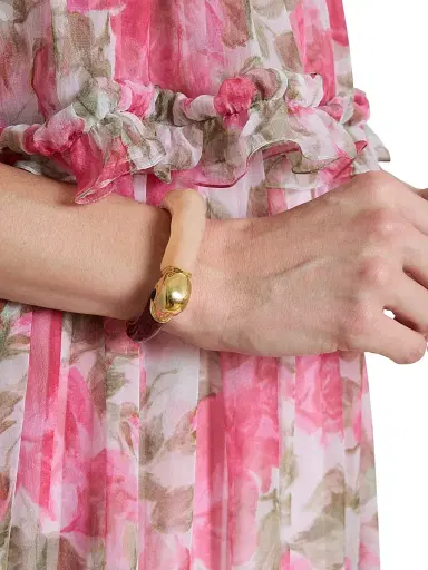 Chloé Women's Multicolored Bird Bangle - Multicolor Pink | Thumbnail 2 Chloé Women's Multicolored Bird Bangle - Multicolor Pink | Thumbnail 2