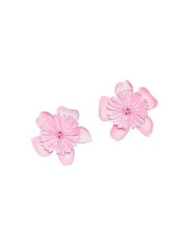 Chloé Women's Floral Stud Earrings - Fuchsia Pink | Thumbnail 1 Chloé Women's Floral Stud Earrings - Fuchsia Pink | Thumbnail 1