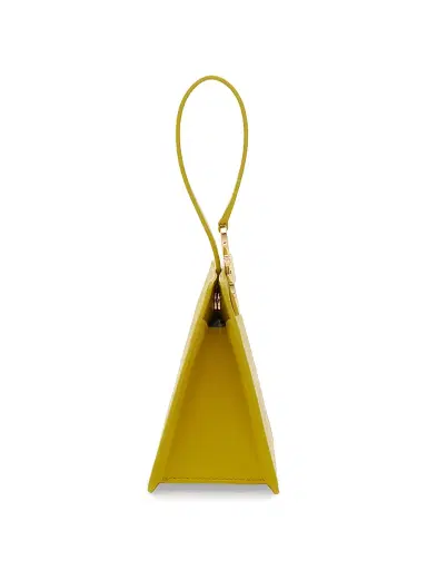 Ferragamo Women's Double Gancio Leather Clutch - Antique Yellow | Thumbnail 4 Ferragamo Women's Double Gancio Leather Clutch - Antique Yellow | Thumbnail 4