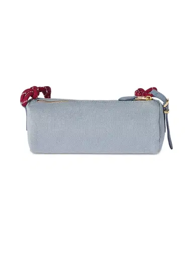 Miu Miu Women's Gabardine Pouch - Yellow | Thumbnail 3 Miu Miu Women's Gabardine Pouch - Yellow | Thumbnail 3