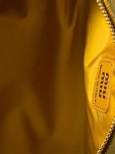 Miu Miu Women's Gabardine Pouch - Yellow | Thumbnail 10 Miu Miu Women's Gabardine Pouch - Yellow | Thumbnail 10