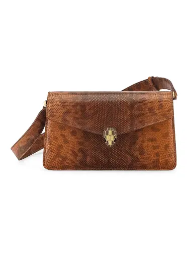 BVLGARI Women's Serpenti Printed Snake-Embossed Leather Shoulder Bag | Thumbnail 5 BVLGARI Women's Serpenti Printed Snake-Embossed Leather Shoulder Bag | Thumbnail 5