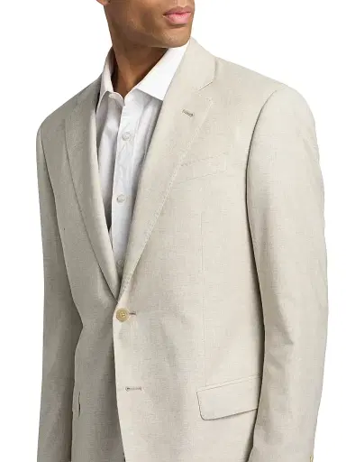 Emporio Armani Men's Wool-Cotton-Silk Single-Breasted Summer Suit | Thumbnail 6 Emporio Armani Men's Wool-Cotton-Silk Single-Breasted Summer Suit | Thumbnail 6