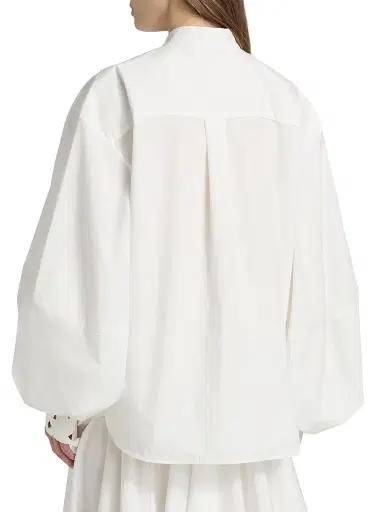 Zimmermann Women's Luna Cut-Out Cotton Blouse - | Thumbnail 5 Zimmermann Women's Luna Cut-Out Cotton Blouse - | Thumbnail 5