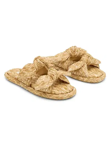 Zimmermann Women's Carousel Raffia Slip-On Sandals - Natural - Size 11 | Thumbnail 2 Zimmermann Women's Carousel Raffia Slip-On Sandals - Natural - Size 11 | Thumbnail 2