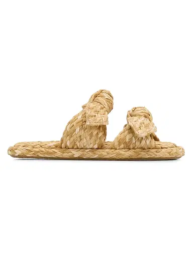 Zimmermann Women's Carousel Raffia Slip-On Sandals - Natural - Size 11 | Thumbnail 1 Zimmermann Women's Carousel Raffia Slip-On Sandals - Natural - Size 11 | Thumbnail 1