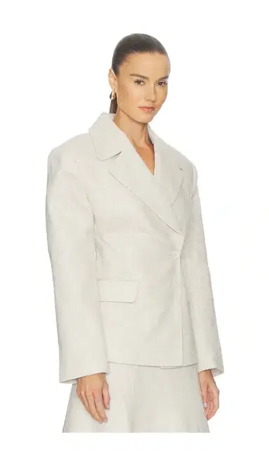 Camila Coelho Malena Linen Blazer | Thumbnail 2 Camila Coelho Malena Linen Blazer | Thumbnail 2