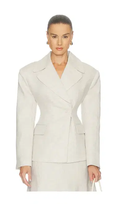 Camila Coelho Malena Linen Blazer | Thumbnail 1 Camila Coelho Malena Linen Blazer | Thumbnail 1