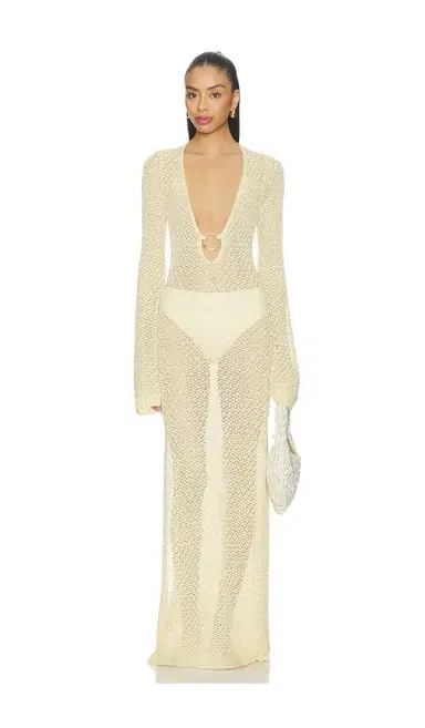 Bardot Bryn Crochet Maxi Dress | Thumbnail 2 Bardot Bryn Crochet Maxi Dress | Thumbnail 2