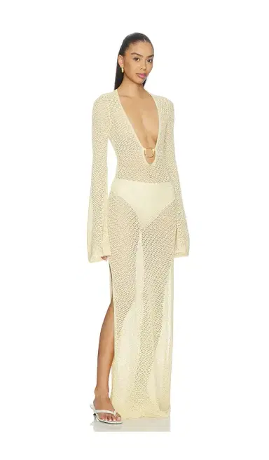 Bardot Bryn Crochet Maxi Dress | Thumbnail 1 Bardot Bryn Crochet Maxi Dress | Thumbnail 1
