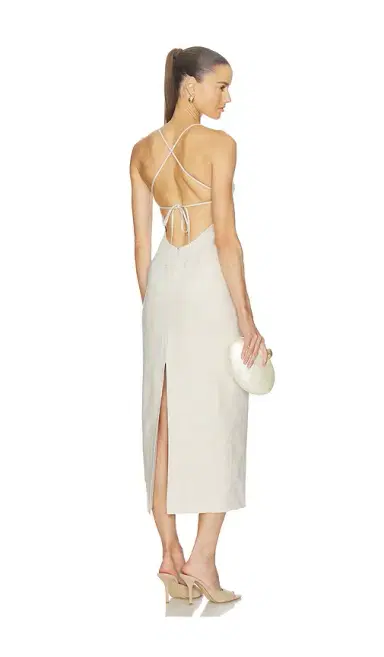 Camila Coelho Malena Linen Midi Dress | Thumbnail 1 Camila Coelho Malena Linen Midi Dress | Thumbnail 1