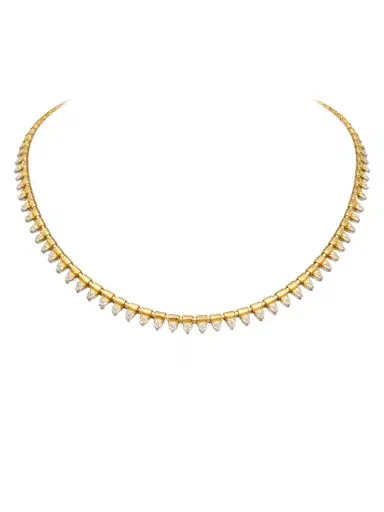 Wish Fine Jewelry 5.27ct Diamond 14K Gold Stationed Necklace | Thumbnail 1 Wish Fine Jewelry 5.27ct Diamond 14K Gold Stationed Necklace | Thumbnail 1