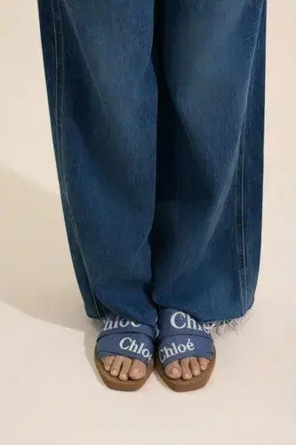 Chloé Woody Mule - Surfing Blue | Thumbnail 4 Chloé Woody Mule - Surfing Blue | Thumbnail 4
