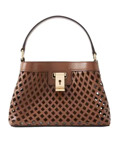BALLY Liv Mini Cut-out Leather Tote | Thumbnail 1 BALLY Liv Mini Cut-out Leather Tote | Thumbnail 1