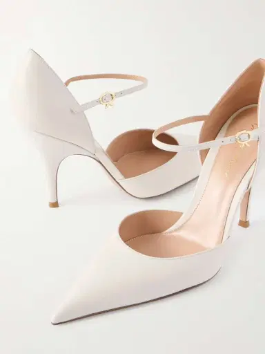 Gianvito Rossi Sofia D'orsay 95 Leather Pumps | Thumbnail 5 Gianvito Rossi Sofia D'orsay 95 Leather Pumps | Thumbnail 5