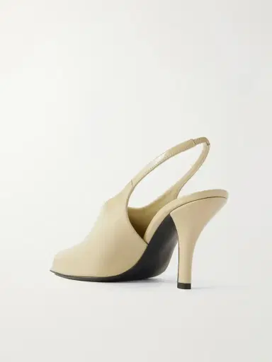 TOTEME Glossed-leather Sandals | Thumbnail 3 TOTEME Glossed-leather Sandals | Thumbnail 3