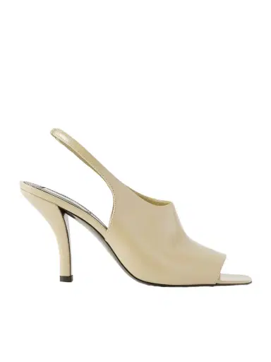 TOTEME Glossed-leather Sandals | Thumbnail 1 TOTEME Glossed-leather Sandals | Thumbnail 1