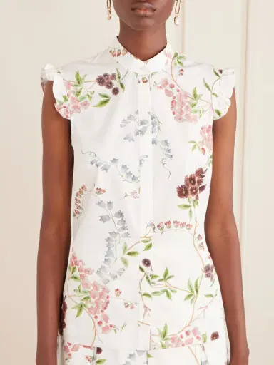 Erdem Floral-print Cotton-poplin Shirt | Thumbnail 3 Erdem Floral-print Cotton-poplin Shirt | Thumbnail 3