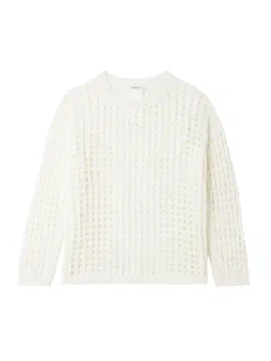 Max Mara Crocheted Cotton Sweater | Thumbnail 1 Max Mara Crocheted Cotton Sweater | Thumbnail 1