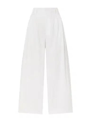 Altuzarra Wilson Pleated Cotton Wide-leg Pants | Thumbnail 1 Altuzarra Wilson Pleated Cotton Wide-leg Pants | Thumbnail 1