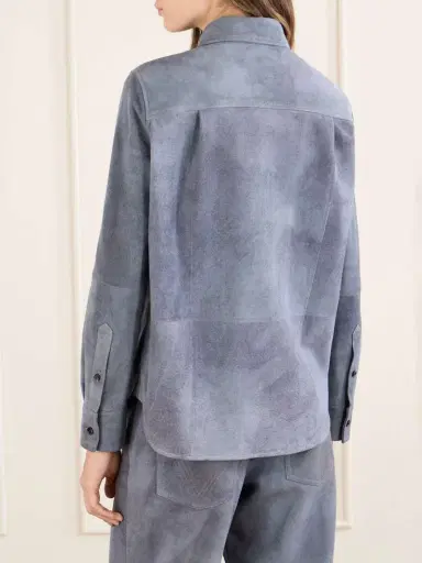 Bottega Veneta Suede Shirt | Thumbnail 4 Bottega Veneta Suede Shirt | Thumbnail 4