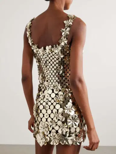 Rabanne Embellished Chainmail Mini Dress | Thumbnail 3 Rabanne Embellished Chainmail Mini Dress | Thumbnail 3
