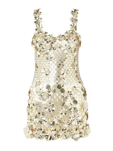 Rabanne Embellished Chainmail Mini Dress | Thumbnail 1 Rabanne Embellished Chainmail Mini Dress | Thumbnail 1