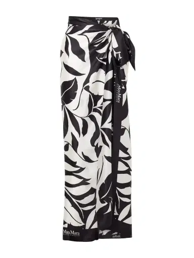 Max Mara Beachwear Spuma Printed Silk Pareo | Thumbnail 1 Max Mara Beachwear Spuma Printed Silk Pareo | Thumbnail 1