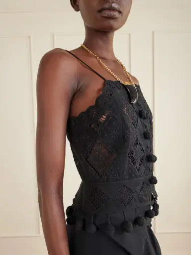 Isabel Marant Nelssy Crocheted Cotton-blend Tank | Thumbnail 4 Isabel Marant Nelssy Crocheted Cotton-blend Tank | Thumbnail 4