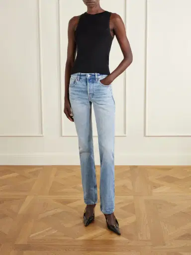 Saint Laurent Ribbed-knit Tank | Thumbnail 2 Saint Laurent Ribbed-knit Tank | Thumbnail 2