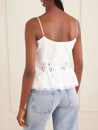 Magda Butrym Crocheted Cotton Corset Top | Thumbnail 3 Magda Butrym Crocheted Cotton Corset Top | Thumbnail 3
