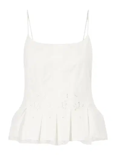 Magda Butrym Crocheted Cotton Corset Top | Thumbnail 1 Magda Butrym Crocheted Cotton Corset Top | Thumbnail 1