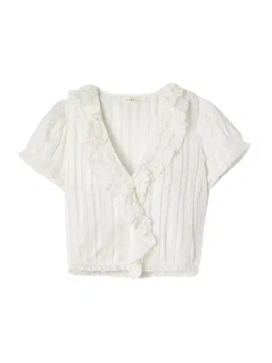 DÔEN Bernadette Lace-trimmed Pintucked Organic Cotton-voile Blouse | Thumbnail 1 DÔEN Bernadette Lace-trimmed Pintucked Organic Cotton-voile Blouse | Thumbnail 1