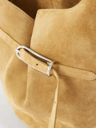 Liffner Belted Suede Bucket Bag | Thumbnail 5 Liffner Belted Suede Bucket Bag | Thumbnail 5