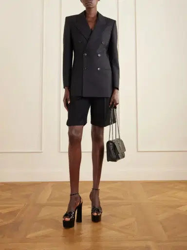 Saint Laurent Niki Baby Quilted Crinkled-leather Shoulder Bag | Thumbnail 3 Saint Laurent Niki Baby Quilted Crinkled-leather Shoulder Bag | Thumbnail 3