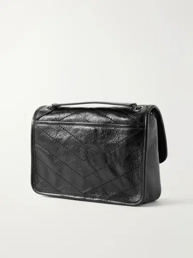 Saint Laurent Niki Baby Quilted Crinkled-leather Shoulder Bag | Thumbnail 4 Saint Laurent Niki Baby Quilted Crinkled-leather Shoulder Bag | Thumbnail 4