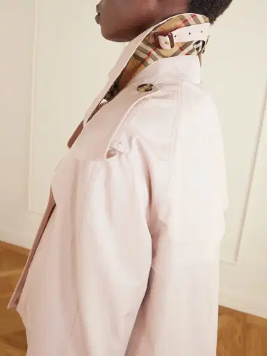 Burberry Haltye Double-breasted Belted Cotton-gabardine Cropped Trench Jacket | Thumbnail 5 Burberry Haltye Double-breasted Belted Cotton-gabardine Cropped Trench Jacket | Thumbnail 5