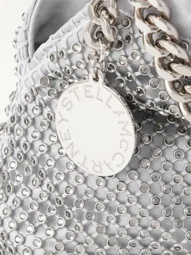 Stella McCartney Falabella Mini Crystal And Mesh Drawstring Bag | Thumbnail 5 Stella McCartney Falabella Mini Crystal And Mesh Drawstring Bag | Thumbnail 5