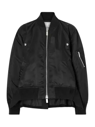 Sacai Padded Twill Bomber Jacket | Thumbnail 1 Sacai Padded Twill Bomber Jacket | Thumbnail 1