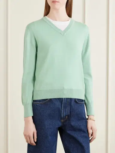 Daughter Slim Cashmere And Cotton-blend Sweater | Thumbnail 3 Daughter Slim Cashmere And Cotton-blend Sweater | Thumbnail 3