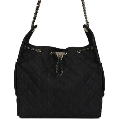 Chanel Chanel Medium 25 Hobo Bag Dark Denim Light Gold Hardware | Thumbnail 1 Chanel Chanel Medium 25 Hobo Bag Dark Denim Light Gold Hardware | Thumbnail 1
