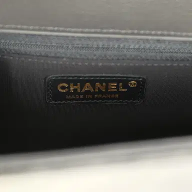 Chanel Chanel Medium Boy Bag Black Patent Antique Gold Hardware | Thumbnail 9 Chanel Chanel Medium Boy Bag Black Patent Antique Gold Hardware | Thumbnail 9