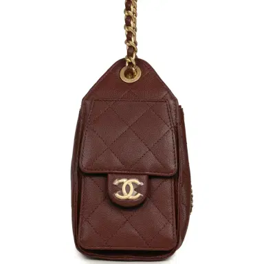 Chanel Chanel Mini 25 Hobo Bag Brown Caviar Antique Gold Hardware | Thumbnail 3 Chanel Chanel Mini 25 Hobo Bag Brown Caviar Antique Gold Hardware | Thumbnail 3